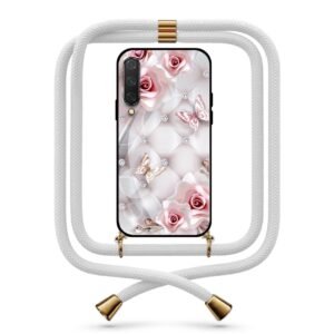 Pillow roses θήκη με κορδόνι & σχέδιο 9717 για Xiaomi Mi 9 Lite