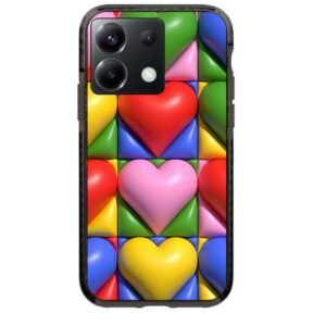 Hearts pattern θήκη κινητού 91968 γιά Xiaomi Poco X6