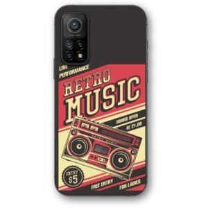 Retro music θήκη κινητού 91108 για Mi 10T/10T PRO