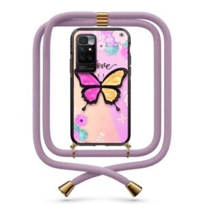 Butterfly θήκη με κορδόνι & σχέδιο 9918 για Xiaomi Redmi 10