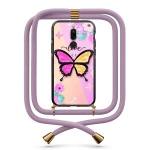 Butterfly θήκη με κορδόνι & σχέδιο 9918 για Xiaomi Redmi 8/8A
