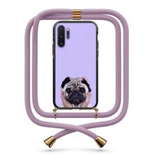 Cute pug θήκη με κορδόνι & σχέδιο 9919 για  Galaxy Note 10 Plus
