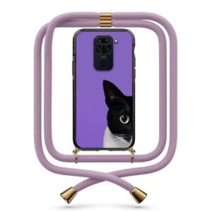 Half cat θήκη με κορδόνι & σχέδιο 9920 για Xiaomi Redmi Note 9