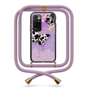 Butterflies θήκη με κορδόνι & σχέδιο 9922 για Xiaomi Redmi 10