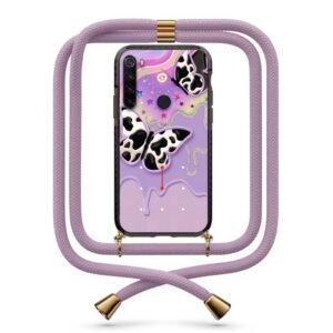 Butterflies θήκη με κορδόνι & σχέδιο 9922 για Xiaomi Redmi Note 8