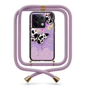 Butterflies θήκη με κορδόνι & σχέδιο 9922 για Redmi Note 13 Pro 5G