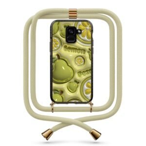 3d fruits θήκη με κορδόνι & σχέδιο 9923 για  Galaxy A8 Plus 2018