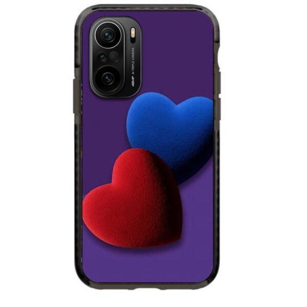 Double heart θήκη κινητού 91882 γιά Xiaomi Poco F3