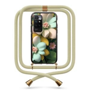 Flowers θήκη με κορδόνι & σχέδιο 9924 για Xiaomi Redmi 10