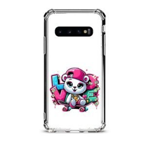 Cute love θήκη διάφανη & σχέδιο  d1019 γιά  Galaxy S10
