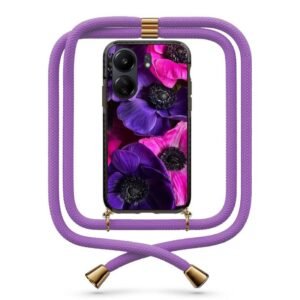 Floral θήκη με κορδόνι & σχέδιο 9844 για Redmi 13C 4G