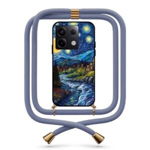Starry night θήκη με κορδόνι & σχέδιο 9763 για Redmi Note 13 Pro 5G