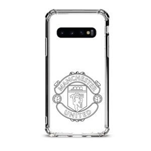 Manchester United θήκη διάφανη & σχέδιο  d1040 γιά  Galaxy S10