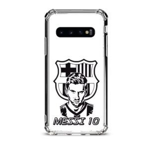 Messi Barcelona θήκη διάφανη & σχέδιο  d1043 γιά  Galaxy S10