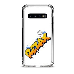 Relax θήκη διάφανη & σχέδιο  d1058 γιά  Galaxy S10