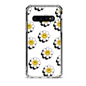Daisies θήκη διάφανη & σχέδιο  d1075 γιά  Galaxy S10