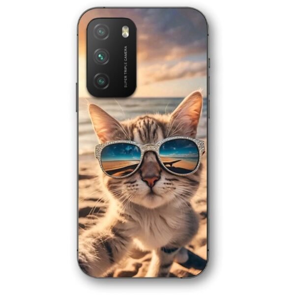 Beach cat θήκη κινητού 9661 για Poco M3