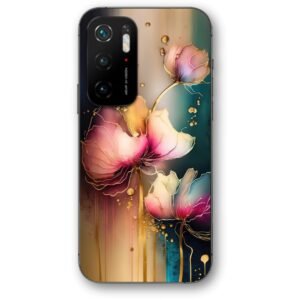 Liquid flowers θήκη κινητού 9619 για Poco M3 Pro
