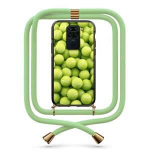 Tennis balls θήκη με κορδόνι & σχέδιο 9927 για Xiaomi Redmi Note 9