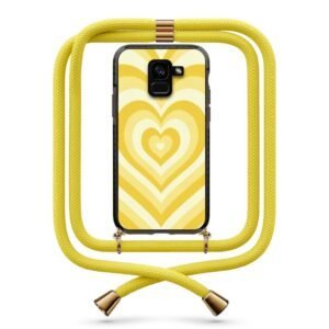 Heart illusion θήκη με κορδόνι & σχέδιο 9930 για  Galaxy A8 Plus 2018