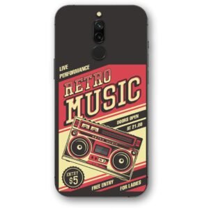 Retro music θήκη κινητού 91108 για Redmi 8/8A