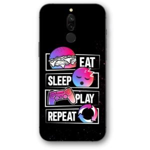 Eat sleep play θήκη κινητού 91208 για Redmi 8/8A