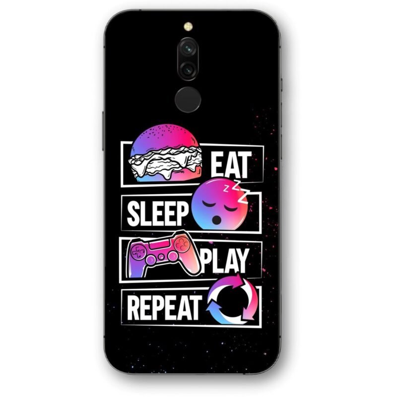 Eat sleep play θήκη κινητού 91208 για Redmi 8/8A