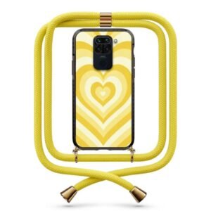 Heart illusion θήκη με κορδόνι & σχέδιο 9930 για Xiaomi Redmi Note 9