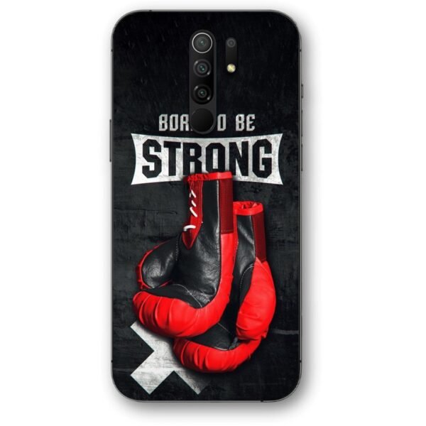 Born to be strong θήκη κινητού 91352 για Redmi 9