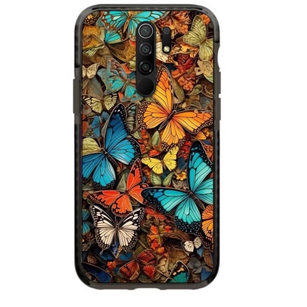 Butterflies θήκη κινητού 91683 γιά Xiaomi Redmi 9