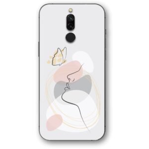 Lineart girl θήκη κινητού 9674 για Redmi 8/8A