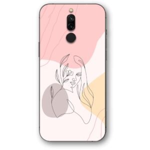 Lineart girl θήκη κινητού 9675 για Redmi 8/8A