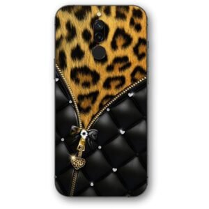 Elegant zip leopard print θήκη κινητού 9689 για Redmi 8/8A