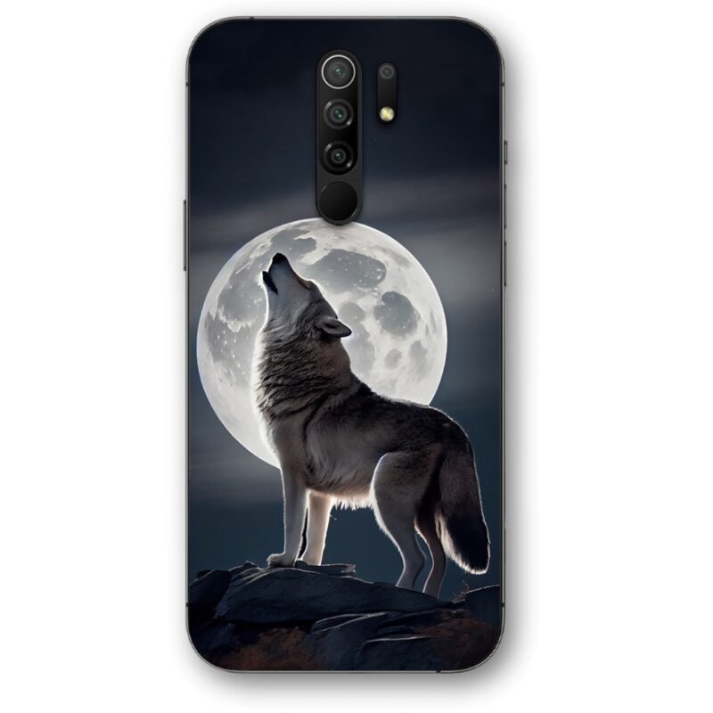 Moon wolf θήκη κινητού 9615 για Redmi 9
