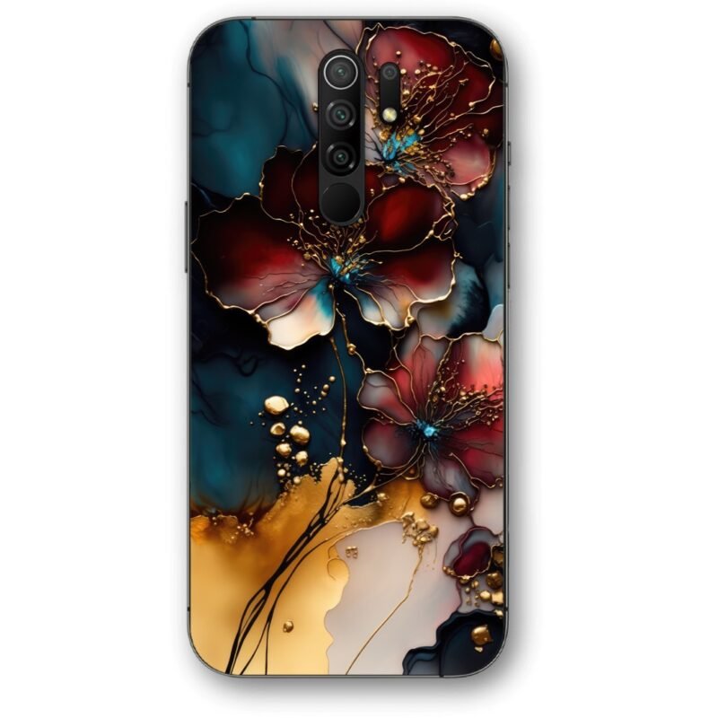Liquid flowers θήκη κινητού 9620 για Redmi 9