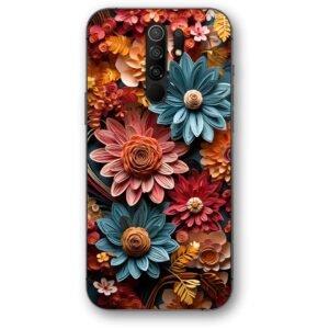 Flowers θήκη κινητού 9632 για Redmi 9