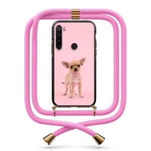 Chihuahua θήκη με κορδόνι & σχέδιο 9934 για Xiaomi Redmi Note 8