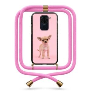 Chihuahua θήκη με κορδόνι & σχέδιο 9934 για Xiaomi Redmi Note 9