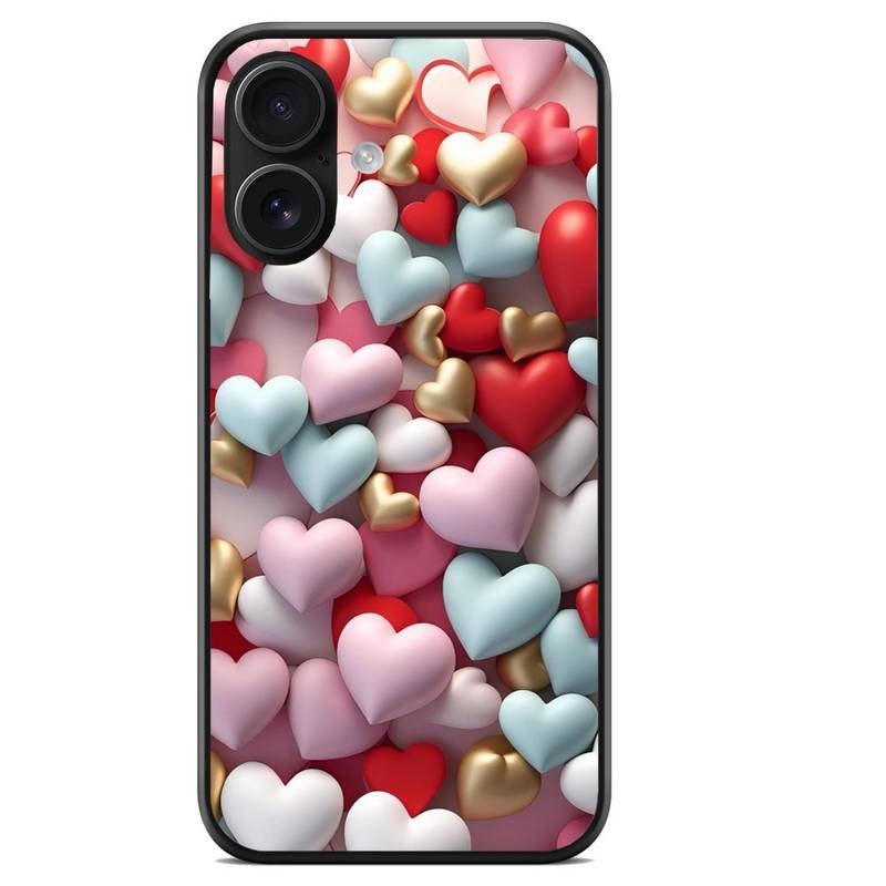 Hearts θήκη κινητού 91598 για iPhone 16