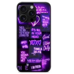 Neon quotes θήκη κινητού 9652 για iPhone 16 Pro