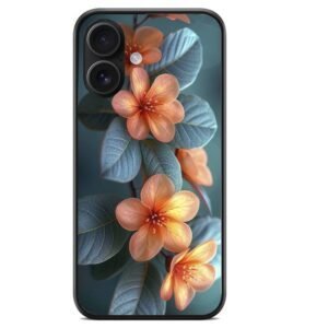 Flowers θήκη κινητού 9664 για iPhone 16 Plus