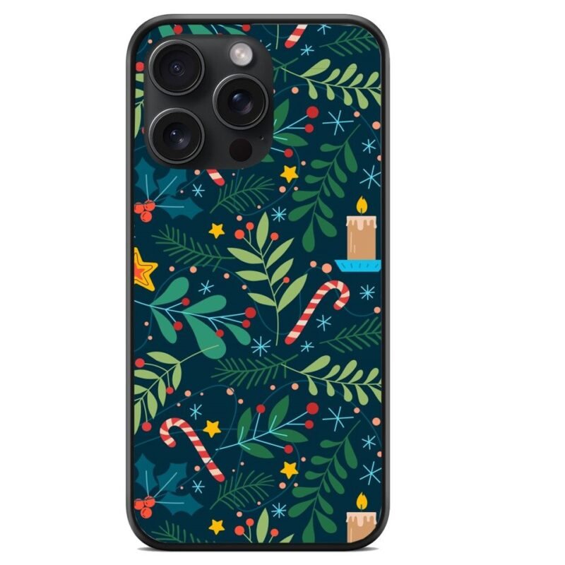 Θήκη Phoneclub Glass effect Christmas Pattern Ornaments (10036)
