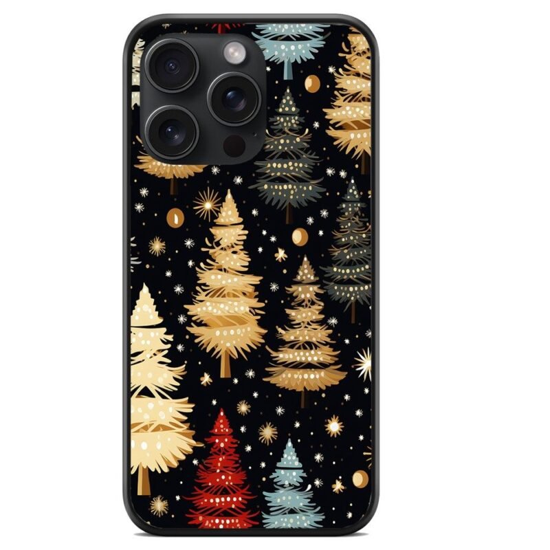 Θήκη Phoneclub Glass effect Colorful Christmas Tree (10044)