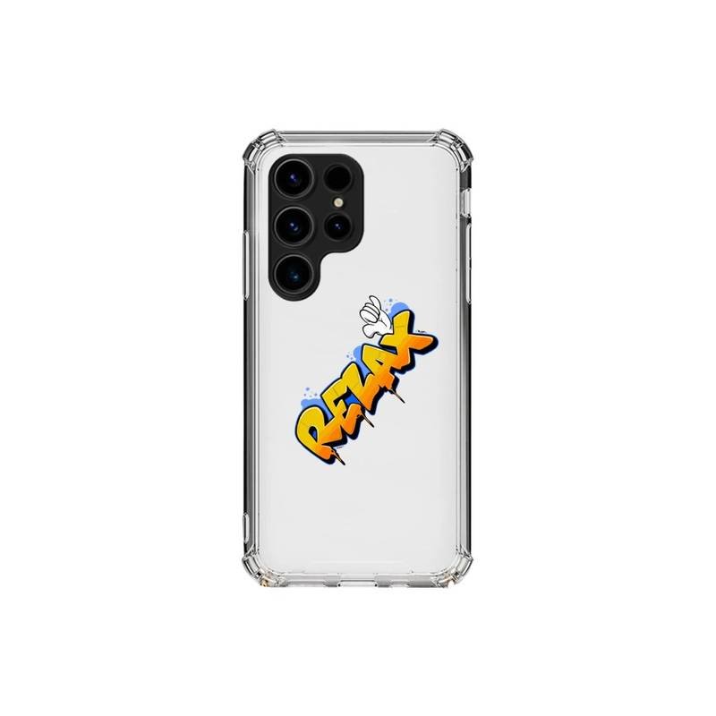 Relax Διάφανη θήκη κινητού d1058 με σχέδιο για Galaxy S24 Ultra
