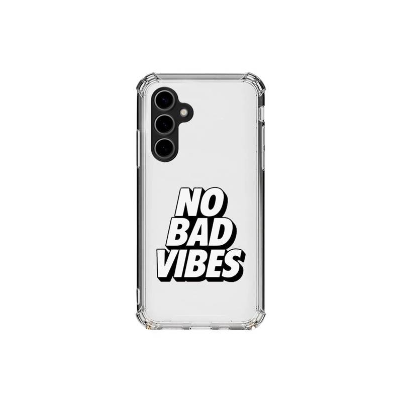 No Bad Vibes Διάφανη θήκη κινητού d1161 με σχέδιο για Galaxy S24
