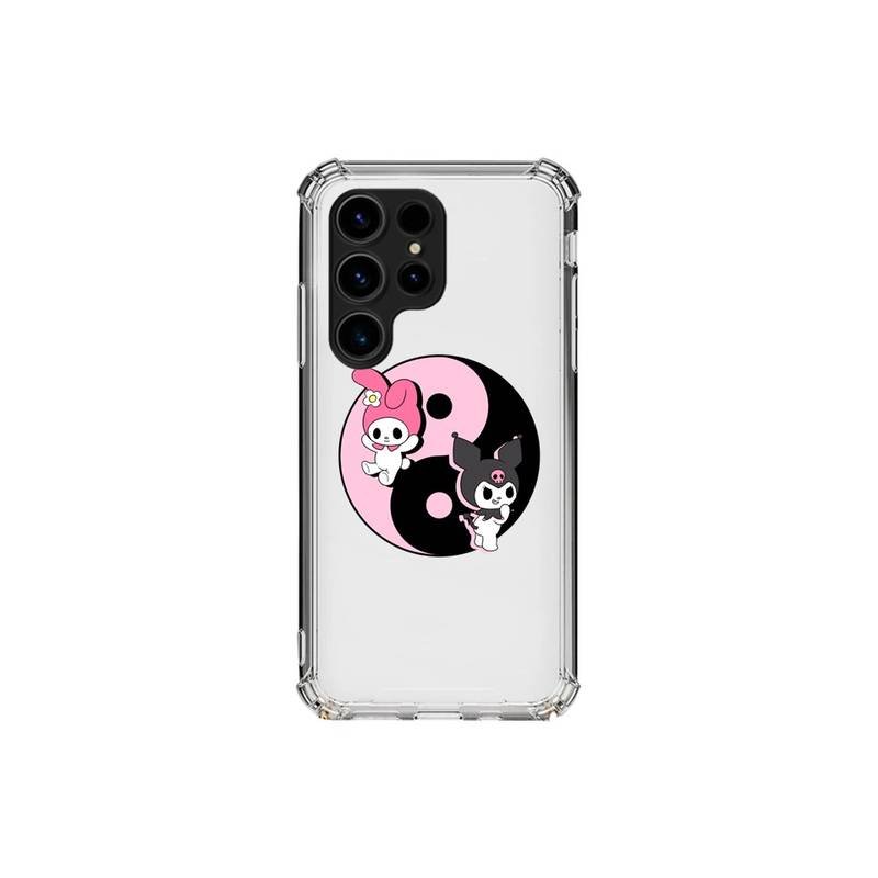 Kuromi Διάφανη θήκη κινητού d1176 με σχέδιο για Galaxy S24 Ultra