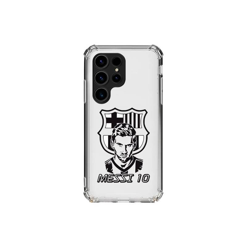 Messi Barcelona Διάφανη θήκη κινητού d1043 με σχέδιο για Galaxy S24 Ultra