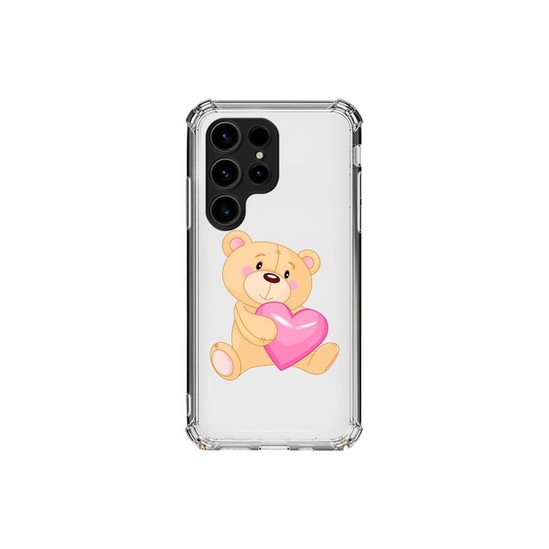 Love Bear Διάφανη θήκη κινητού d1197 με σχέδιο για Galaxy S24 Ultra