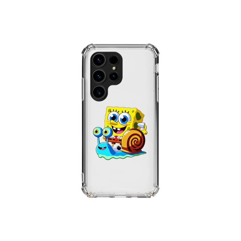 Sponge Bob Διάφανη θήκη κινητού d1023 με σχέδιο για Galaxy S24 Ultra