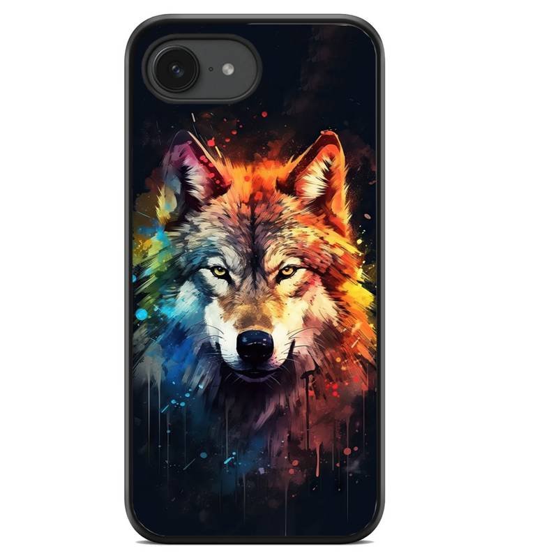 Wolf θήκη κινητού (9601) με σχέδιο πολύχρωμη (iPhone 16e)